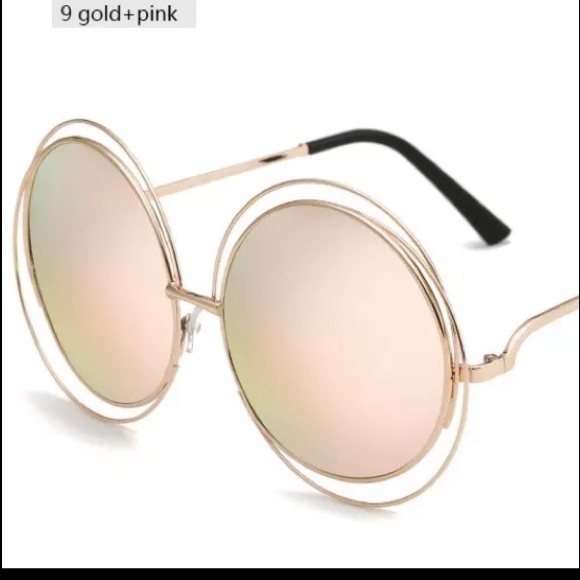 ✨😎Oversized Round Wire Frame Sunglasses✨ - Picture 3 of 7